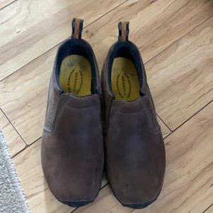 Merrell Jungle Moc Youth size 5 EUC Brown